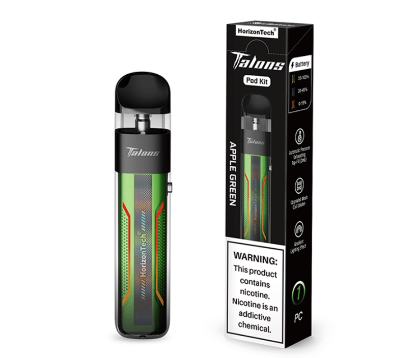 HorizonTech Talons Pod Kit Vape - Appel Groen: Innovatie en Stijl in de Nederlandse Vape-wereld